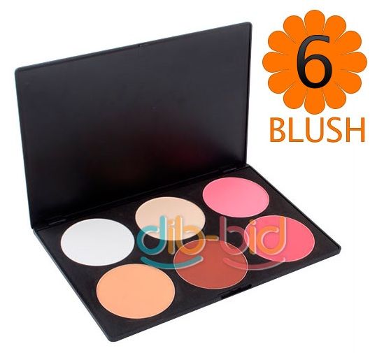 Paleta de 6 blushes